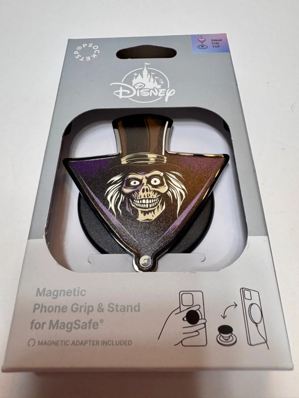 NWT Popsockets x Disney Haunted Mansion Hatbox Ghost Magnetic Phone Grip & Stand